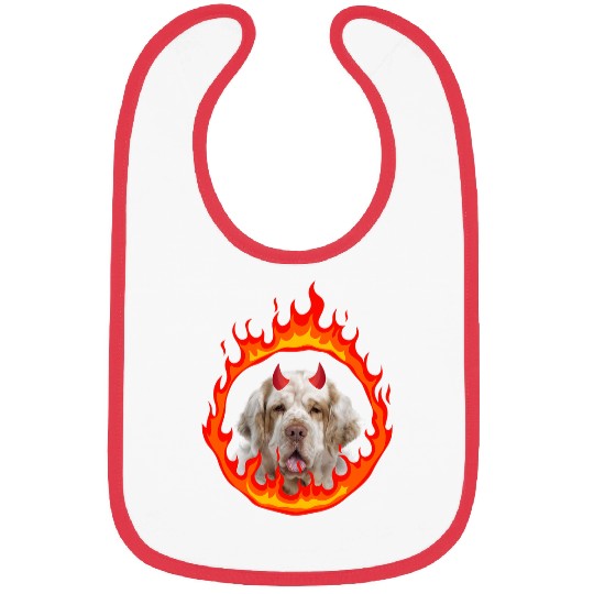 Clumber Spaniel Pet Devil Dog Bibs