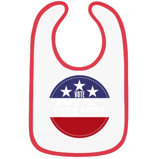 Cockapoo Pet Vote My Cockapoo Election Funny Election Vote Bibs