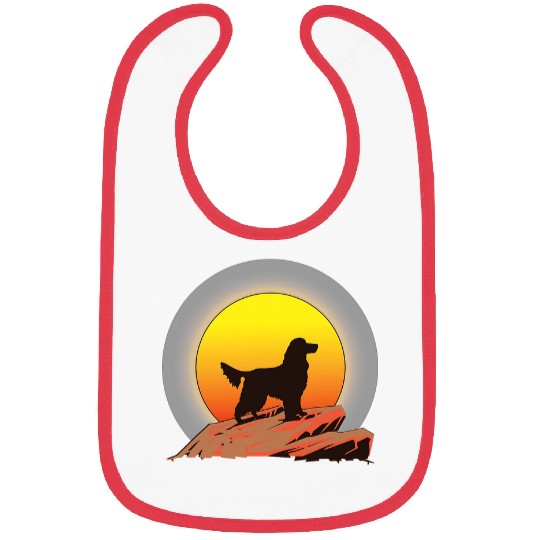 Gordon Setter Pet Sunrise Bibs