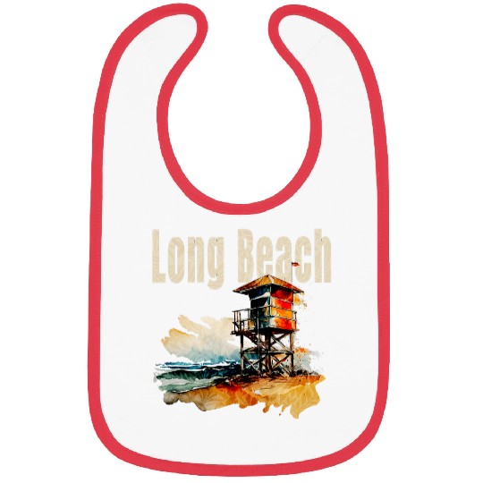 Long Beach New York Oceanfront Lifeguard Tower Bibs