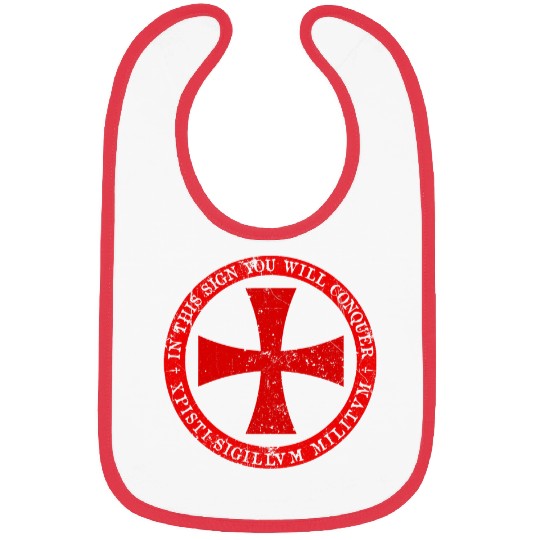 Maltese Pet Knights Templar Maltese Cross Shield Medieval Crusader Bibs