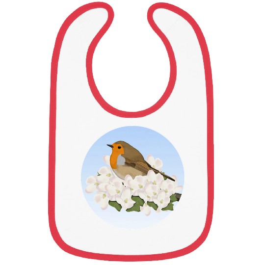 Robin Bird Birdlover Birdwatcher Biologist Ornithologist Bibs