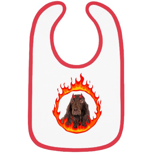 Field Spaniel Pet Devil Dog Bibs