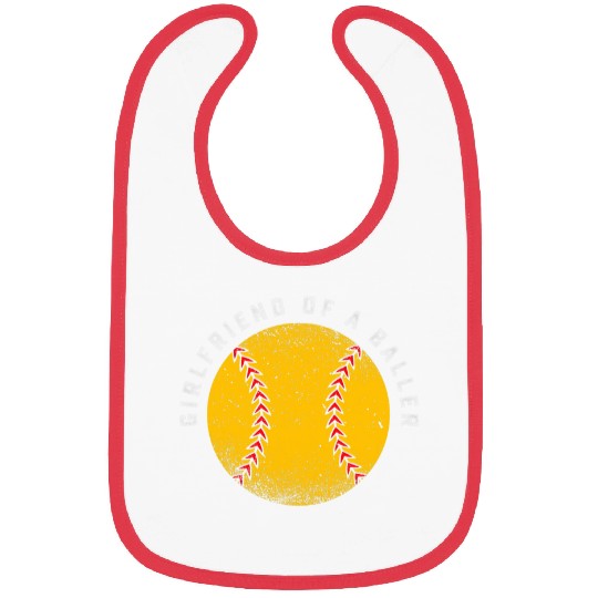 Sport Softball Funny Girlfriend Softball Player Team Lesbian Couple Partner Bibs