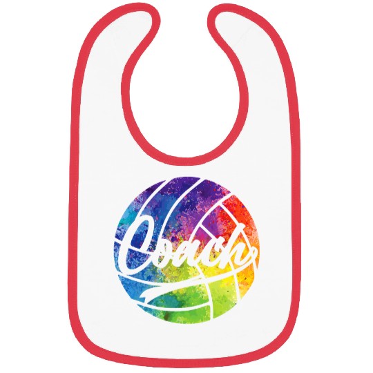 Sport Volleyball Cute Funny Volleyball Coach Bibs