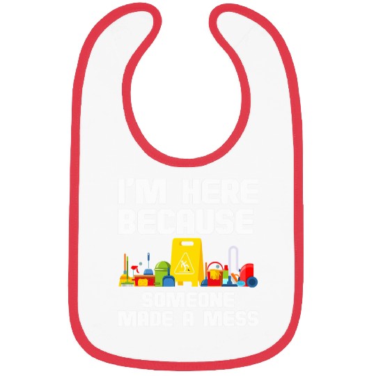Funny Janitor Housekeeping Cleaners 23 Bibs