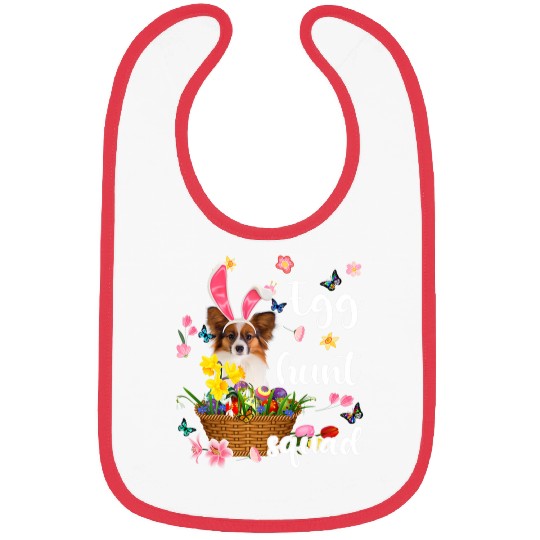 Papillon Pet Happy Easter Day Easter Colorful Egg Hunt Bibs