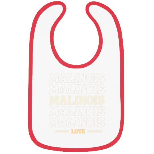 Malinoi Pet vintages Malinois multi line Bibs