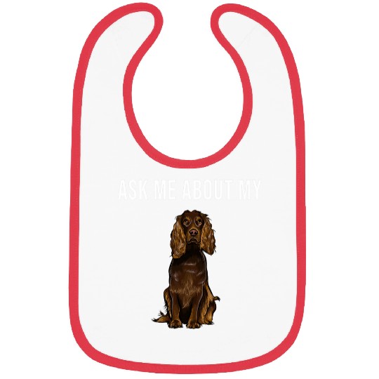 Boykin Spaniel Pet Funny Ask Me About My Boykin Spaniel Bibs