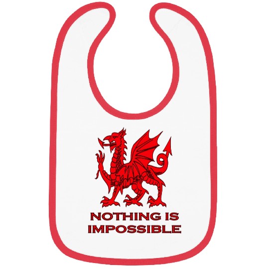 Sport Rugby Dragon Nothing Is Impossible Welsh Rugby Union Dragon Bibs