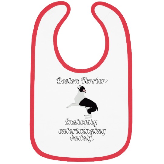 Boston Terrier Pet Endlessly Entertaining Bibs