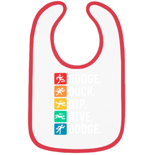 Sport Dodgeball Duck Dip Dive dodges 0 Bibs