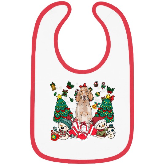 English Setter Pet English Setter Funny Christmas Dog 1 Bibs