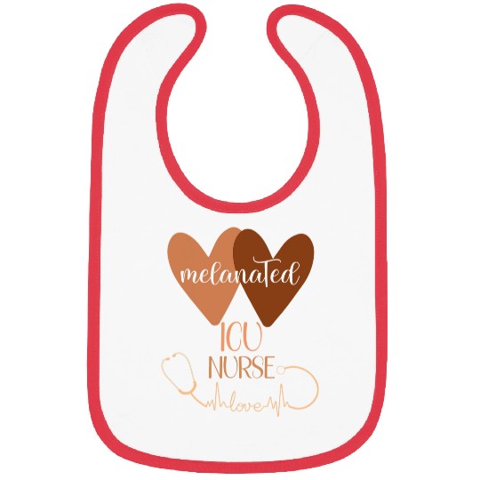 Melanated ICU nurses Week Intensive Care Unit Appreciation Bibs