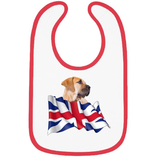 Boerboel Pet Union Jack Flag Dog Bibs