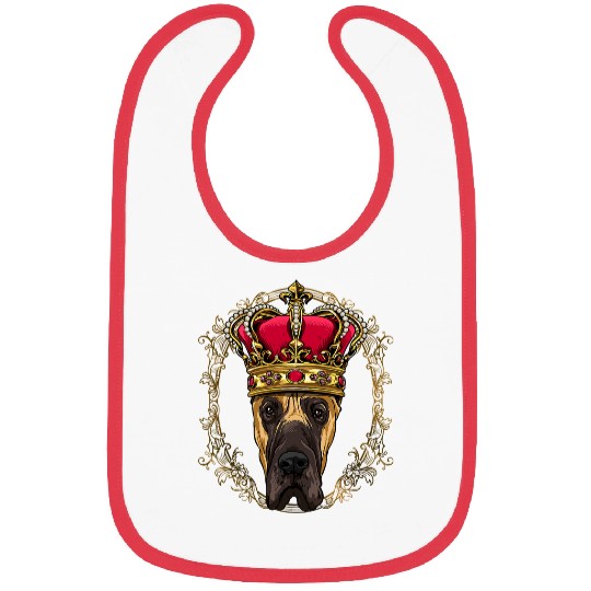 Great Dane Pet Royal Great Dane King Queen Princess Great Dane Bibs