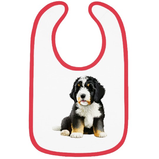 Bernedoodle Pet 2 Bibs