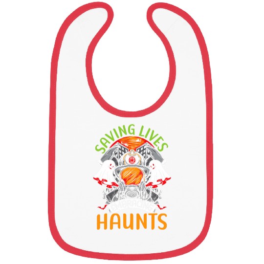 Saving Lives Embracing Haunts Trick Or Treat Firefighter Bibs