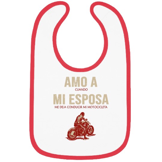 Mens gift biker motorcycle biker funny motorcycle saying Bibs