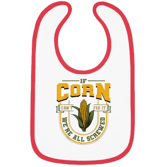 Corn Enthusiast Farmer Cereal Grain Grower Maize Planter Bibs