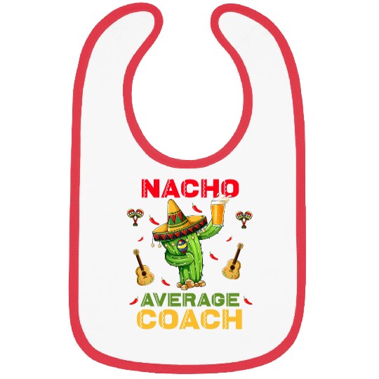 Nacho Average Coachs Cinco De Mayo Mexican Fiesta Party Bibs