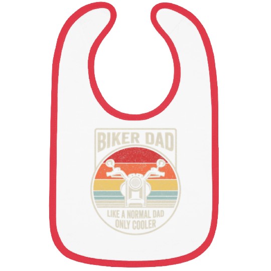 Motorcycle vintages Retro Biker Dad Gift Motorcycle 22 Bibs