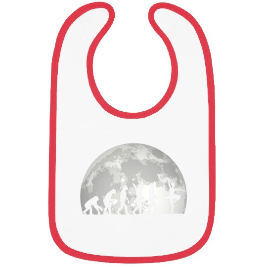 Ballerina Human Evolution Moonshine vintages Ballet Dancer Bibs