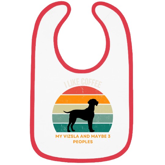 funny Hungarian Magyar Vizsla dog for a Vizsla Lover Bibs