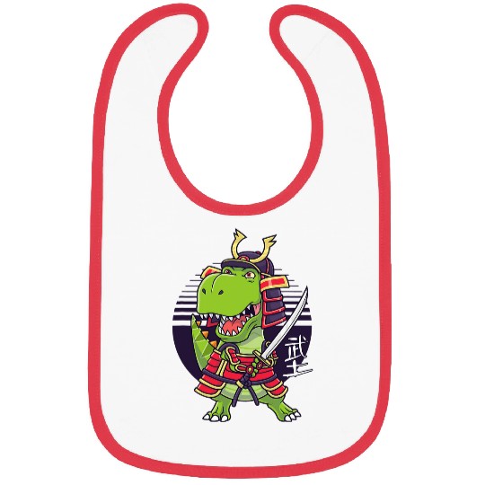 Dinosaur Pet Samurai Dinosaur Warrior Large Animal Bibs