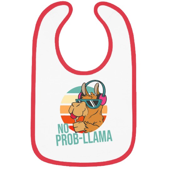 Llama Pet No Problama vintages Llama Alpaca 9 Bibs