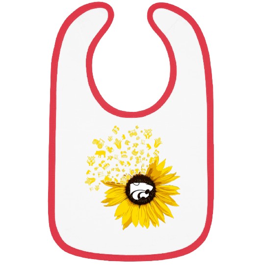 Kansas State Wildcats Farmer Sunflower Farm Things Bibs