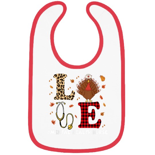 Mental Health nurses RN Psych nurses For Thanksgiving Bibs