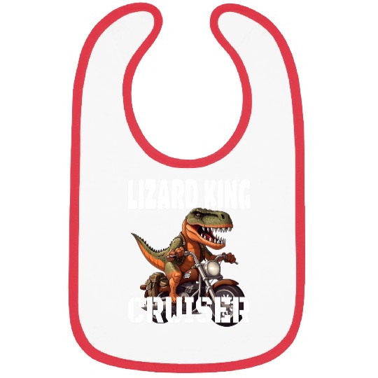 TRex And Motorcycle Lizard King Cruiser 211 Bibs