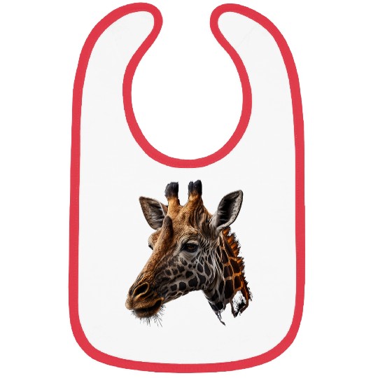 Giraffe Pet Animal Print Giraffes 4 Bibs