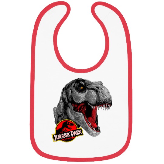 Dinosaur Pet Jurassic Park TRex Circle Art Fill Graphic Bibs