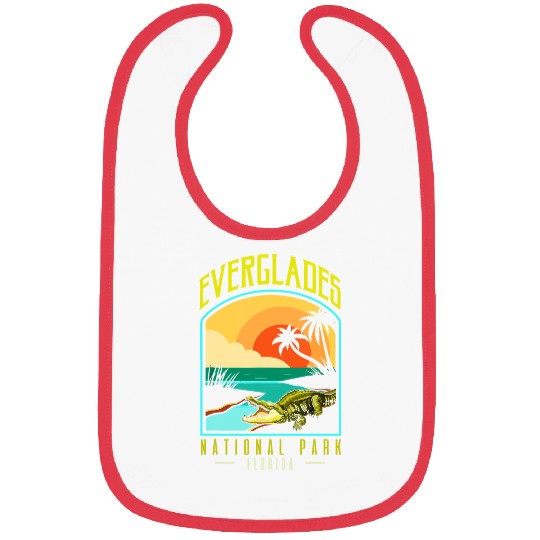 Alligator Pet Everglades National Park US Crocodile Florida Alligators 2 Bibs