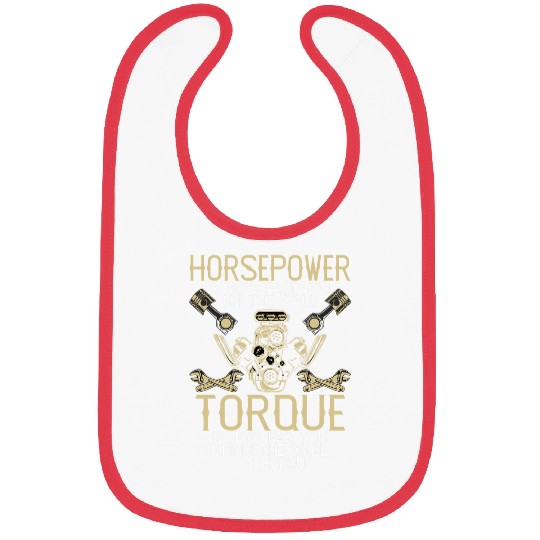 Horse Pet Funny Horsepower Torque Mechanic Bibs
