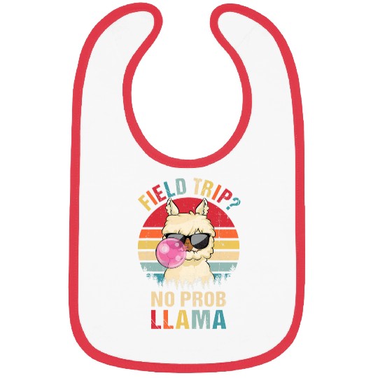 Llama Pet Field Trip  No Prob Llama Fun Field Day Teacher Student 9 Bibs