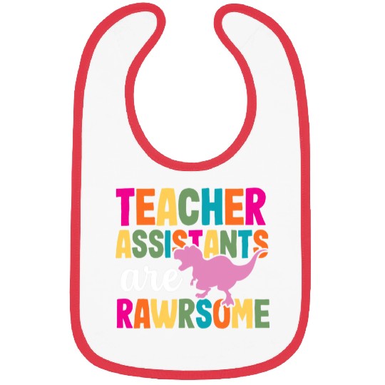 Dinosaur Pet Teacher Assistant Teaching School Appreciation Bibs