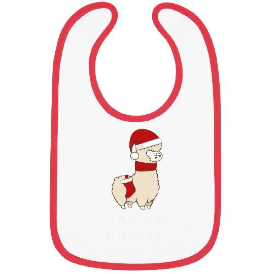 Llama Pet Christmas You Say Alpaca My Stocking Funny Alpaca Bibs