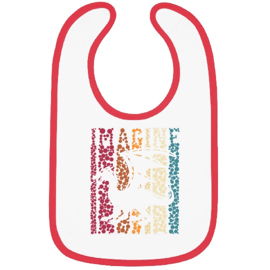 Dragon Pet Polka Dot Dragon Silhouette International Dot Day Boys Kids Bibs
