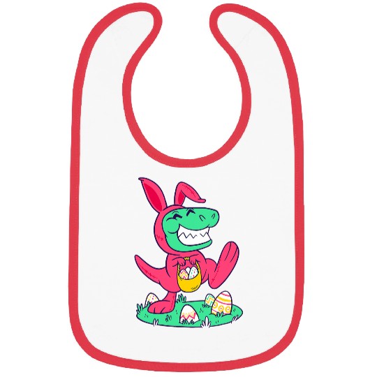 Chicken Pet TRex Easter Bunny Chick Egg Hunt Easter Day Hunt Bibs