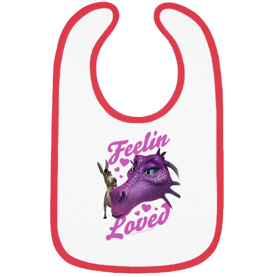 Dragon Pet Shrek Donkey Dragon Feelin Loved Bibs