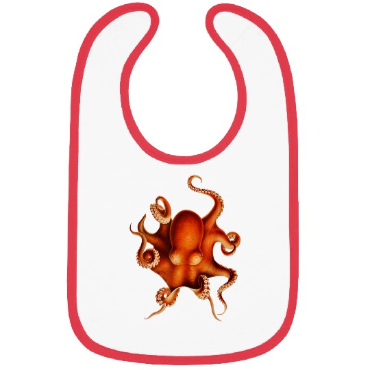 Octopus Pet SQUID OCTOPUS KRAKEN TENTACLES OCEAN FISH SEA CTHULHU Bibs