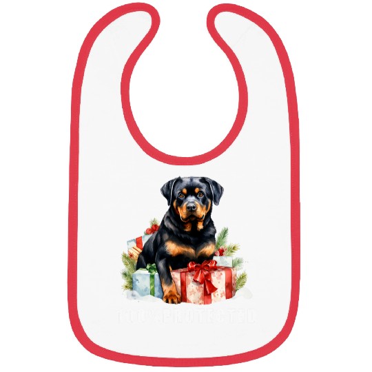 ROTTWEILER BOSS 100 Protected Rottweiler Fun 7 Bibs