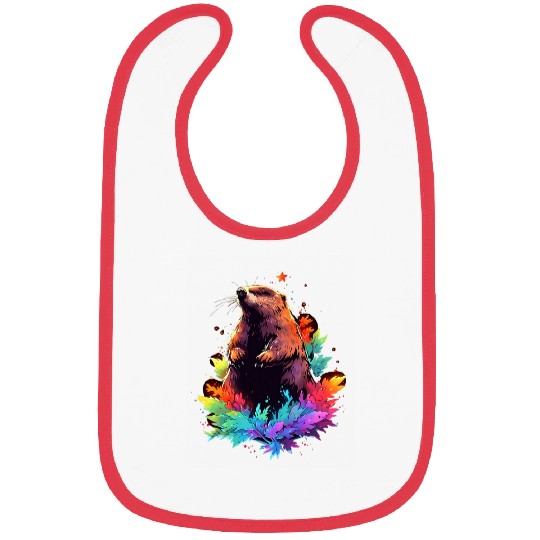 Beaver Pet Animal Rodent Beavers 04 Bibs