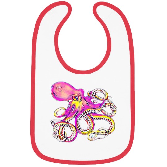 Octopus Pet Tentacle Squid11 Bibs
