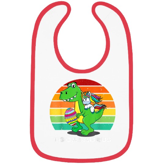 Dinosaur Pet Eggasaurus Stegosaurus Egg Dinosaur Happy Easter Day 32 Bibs