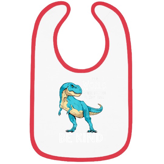 Dinosaur Pet Orange Unity Day Be Anything Be Kind Dinosaur T Rex Bibs