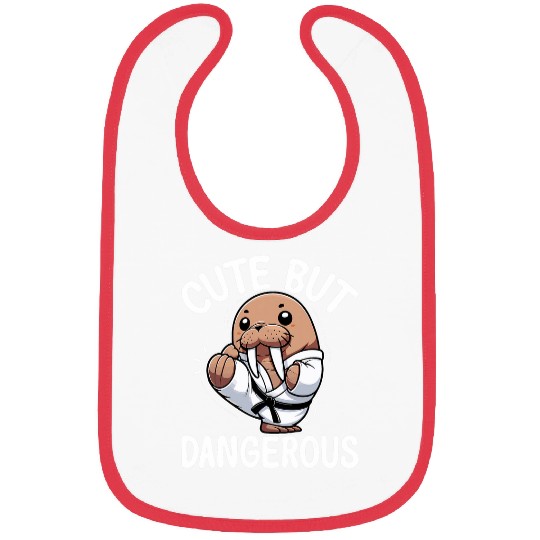 Walrus Cute But Dangerous Bibs
